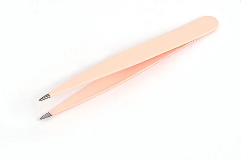 Stainless Steel Eyebrow Tweezer Hair Pluckers Clip Eyebrow Trimmer Eyelash Extension Clip Makeup Beauty Repair For Eyebrow Too