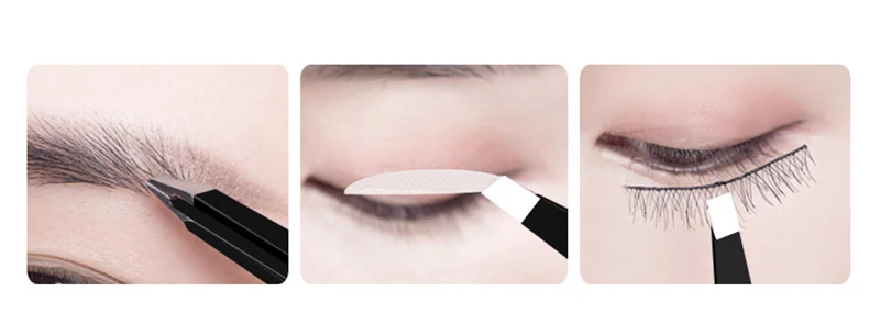 Stainless Steel Eyebrow Tweezer Hair Pluckers Clip Eyebrow Trimmer Eyelash Extension Clip Makeup Beauty Repair For Eyebrow Too