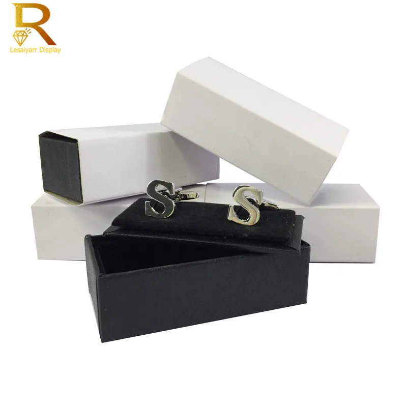 Wholesale 20pcs/lot Hot Sale Cufflinks Box Gift Box New Storage Boxes Jewelry Cuff links Case Craft Badge Box Jewelry case