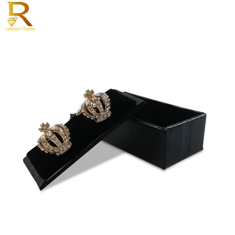 Wholesale 20pcs/lot Hot Sale Cufflinks Box Gift Box New Storage Boxes Jewelry Cuff links Case Craft Badge Box Jewelry case