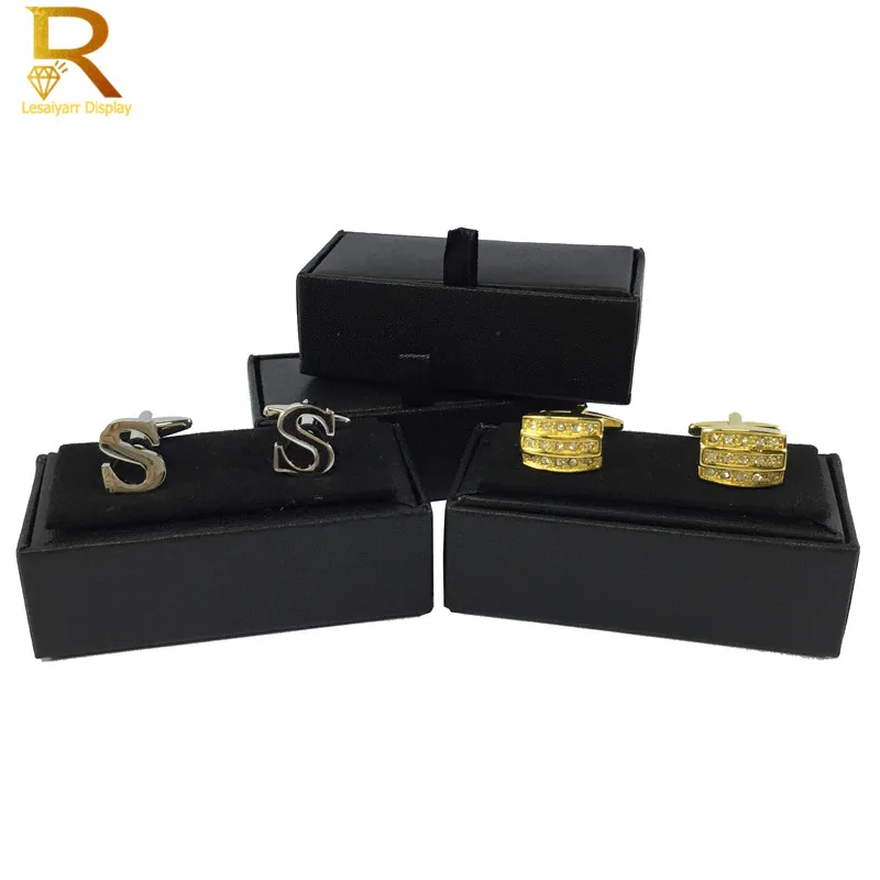 Wholesale 20pcs/lot Hot Sale Cufflinks Box Gift Box New Storage Boxes Jewelry Cuff links Case Craft Badge Box Jewelry case