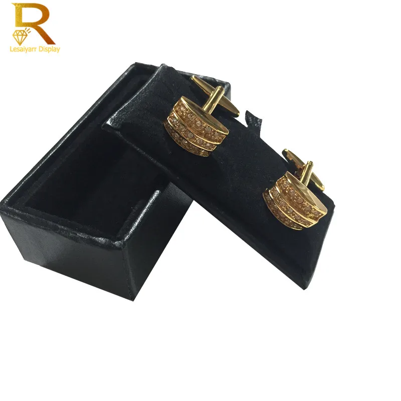 Wholesale 20pcs/lot Hot Sale Cufflinks Box Gift Box New Storage Boxes Jewelry Cuff links Case Craft Badge Box Jewelry case