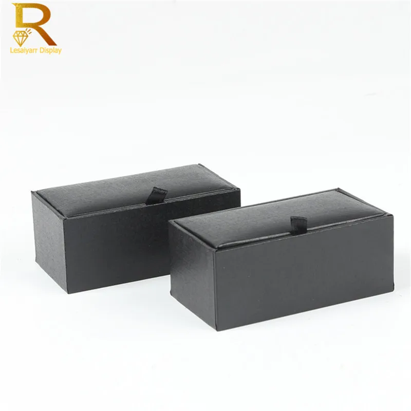 Wholesale 20pcs/lot Hot Sale Cufflinks Box Gift Box New Storage Boxes Jewelry Cuff links Case Craft Badge Box Jewelry case