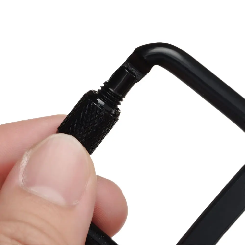 Triangle/Square Colorful Carabiner Outdoor Camping Hiking Keychain Snap Clip Hook Kettle Buckle Water Bottle Hook Accessories
