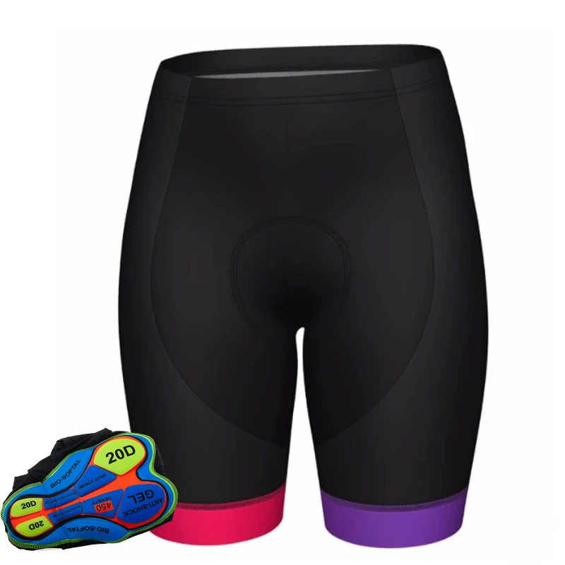 20D Gel Pad Bike Bib Tights Mtb Ropa Ciclismo Cycling pants 2021 Women Cycling Bib Shorts Summer A variety of styles