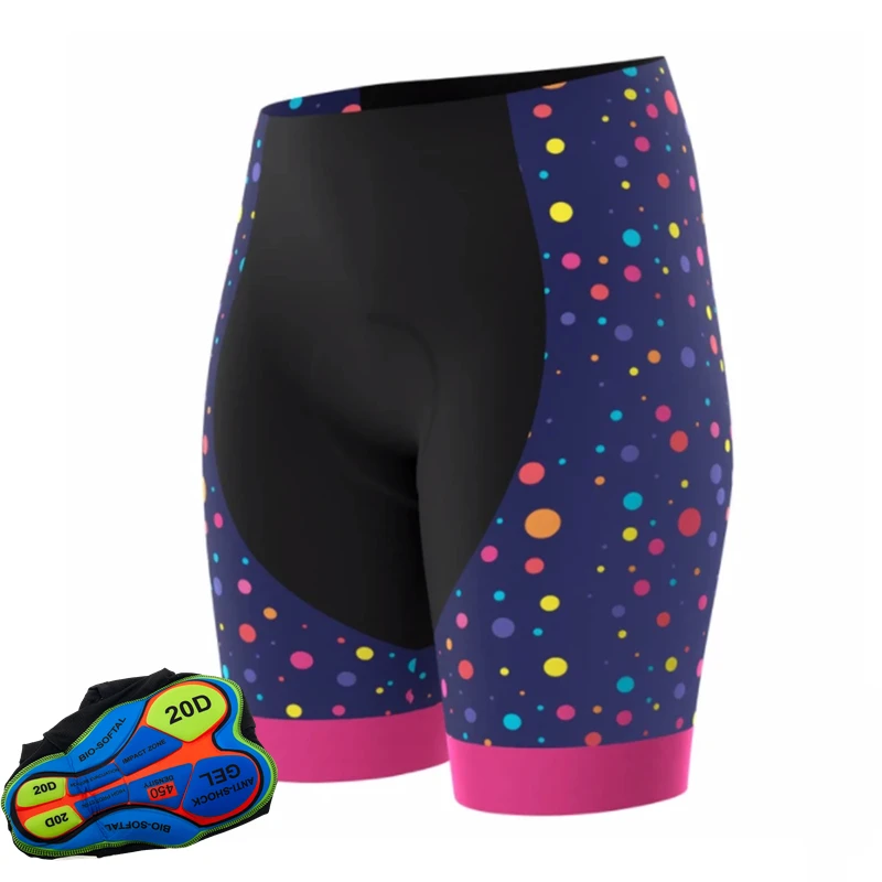 20D Gel Pad Bike Bib Tights Mtb Ropa Ciclismo Cycling pants 2021 Women Cycling Bib Shorts Summer A variety of styles