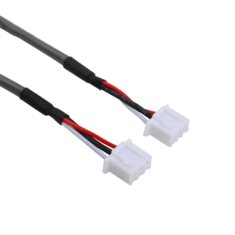 5pcs XH2.54 3P Audio Signal 2.0 Channel Shielding Input Cable 28AWG for HiFi Amplifier