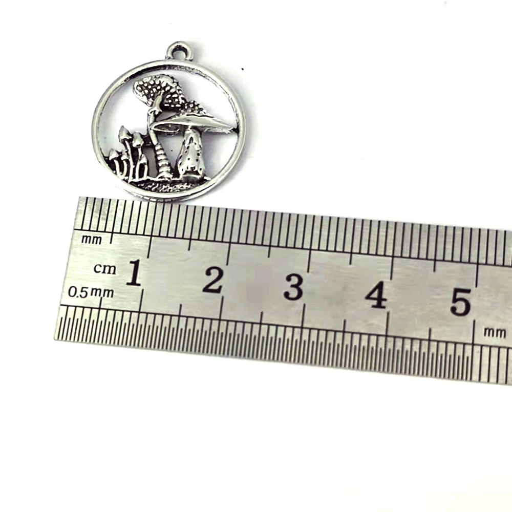 5pcs New Witchy Nature Lucky Mushroom Pendant Charm for DIY Women Man Accessories