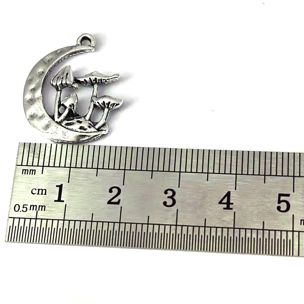 5pcs New Witchy Nature Lucky Mushroom Pendant Charm for DIY Women Man Accessories