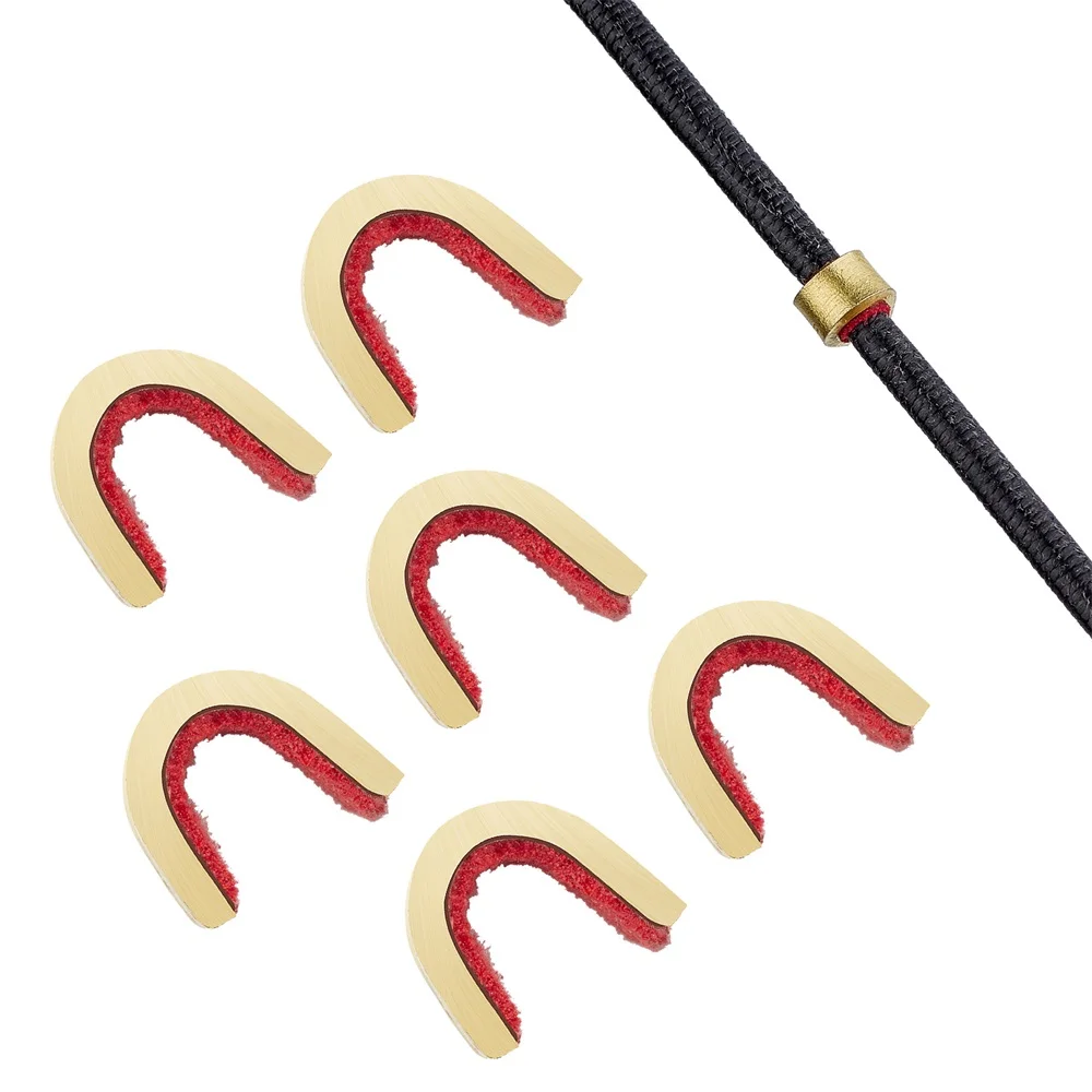 20/50/100pcs Archery Buckle Clips Copper Clips Hunting Arrows Points Bow String Position Nocking Clips