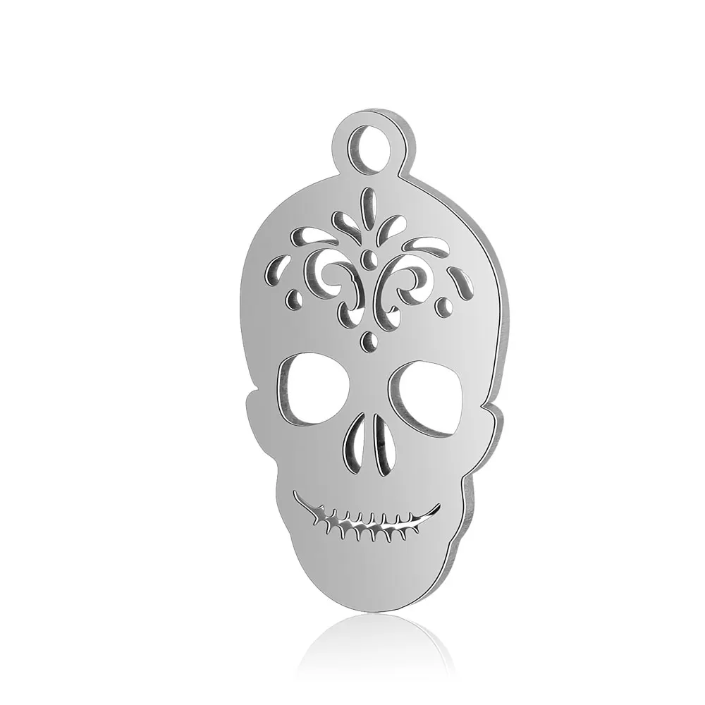 10pcs 316 Stainless Steel Double Heart Charm Sun Om Yoga Lotus Connector DIY Jewelry Making Charms Wholesale