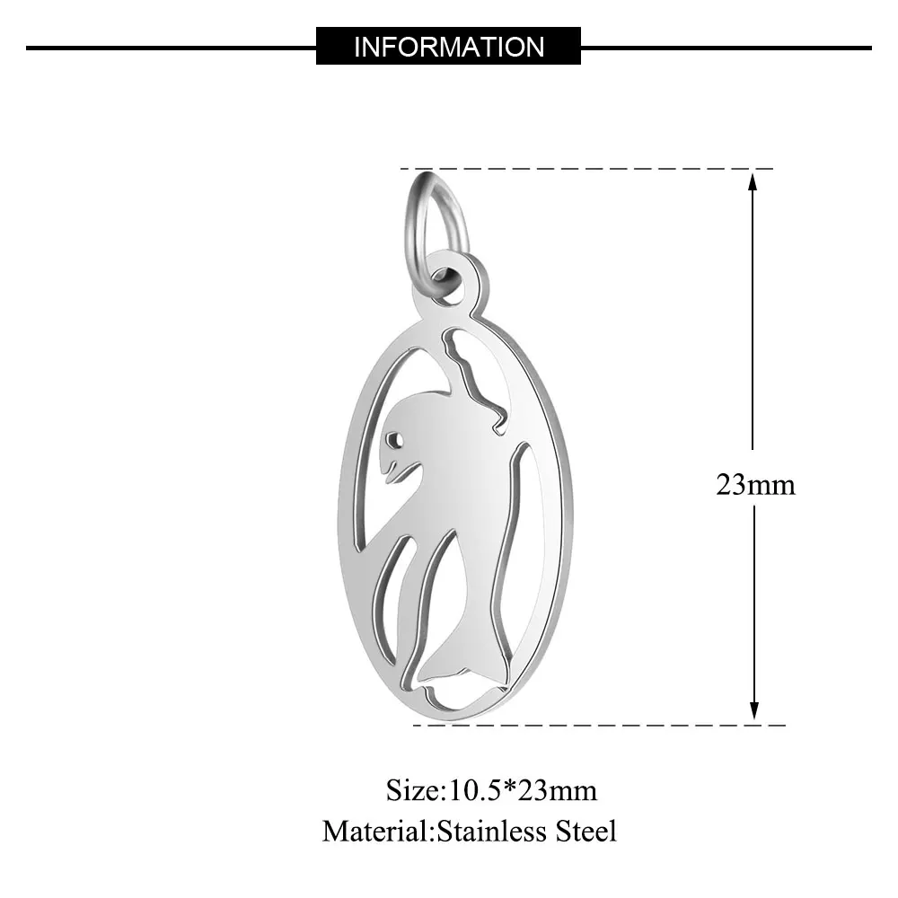 10pcs 316 Stainless Steel Double Heart Charm Sun Om Yoga Lotus Connector DIY Jewelry Making Charms Wholesale