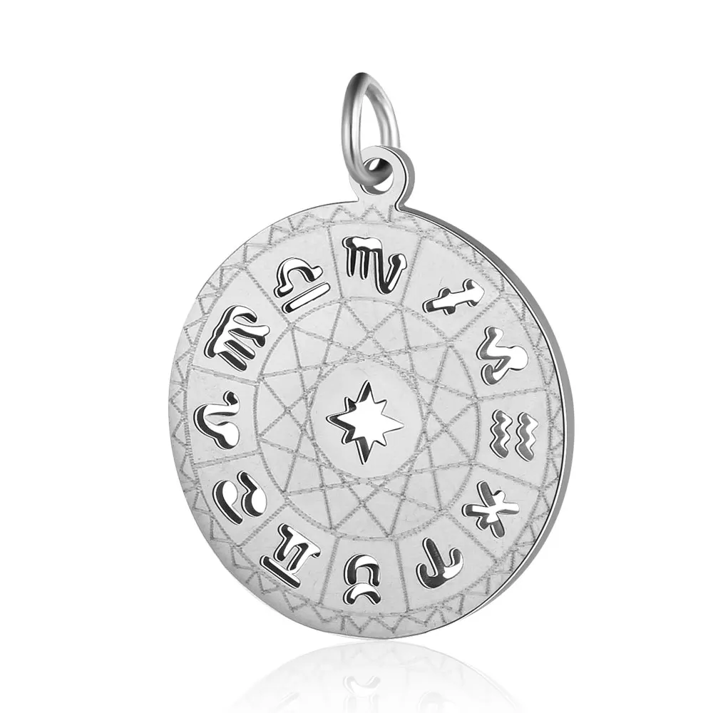 10pcs 316 Stainless Steel Double Heart Charm Sun Om Yoga Lotus Connector DIY Jewelry Making Charms Wholesale
