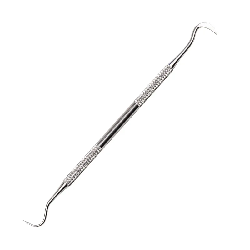 Dental Double-ended Curved Tartar Remover Tool Scraper Stainless Steel Calculus Plaque Remover Dentist Tooth Cleaning Tools