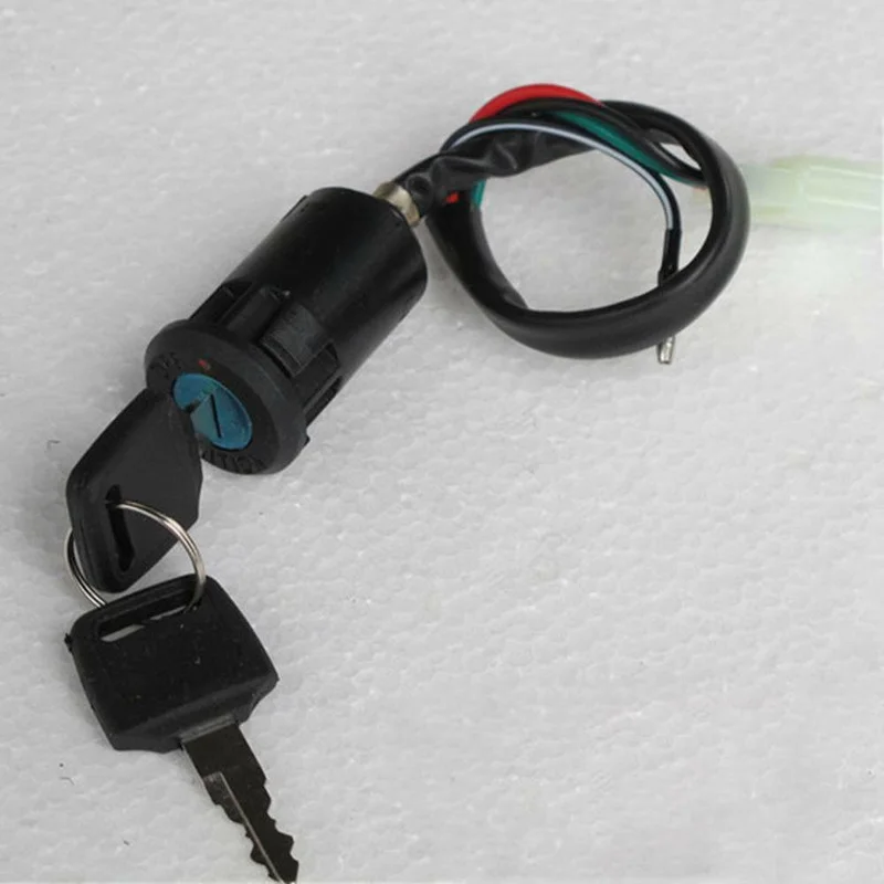 Universal Motorbike Motorcycle Ignition Switch +2 Keys for Honda Kawasaki ATV Moto Accessories Motorbike Start Switch Door Locks