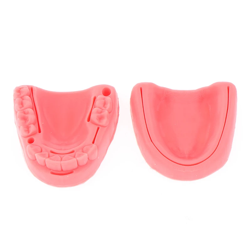 2Pcs Medical Skin Suture Surgical Training Kit Pad Dental Oral/Gum Suture Training Module Silicone Periodontitis Suture Model