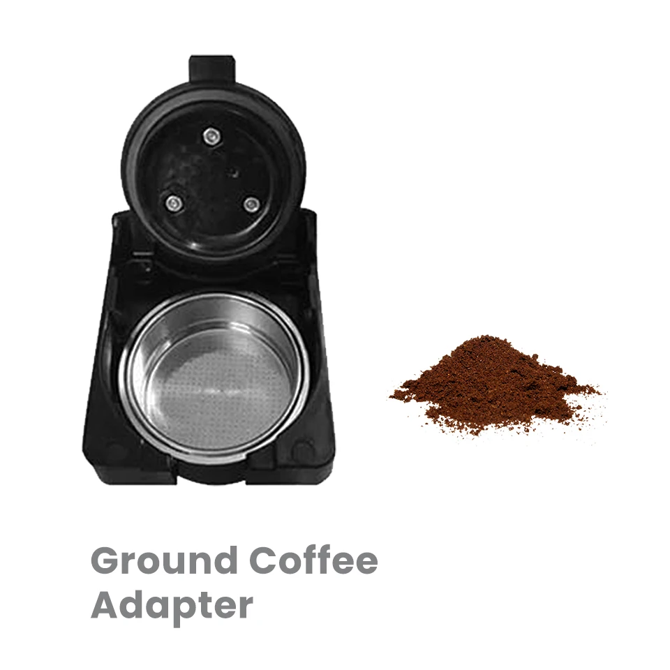 HiBREW H2A&H2B Coffee Machine Capsule Adapter System Parts For Nespresso or Dolce Gusto or Ground Coffee or ESE Pod or Caffitaly