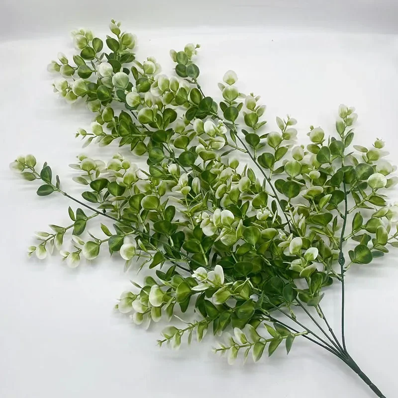 22in Large Artificial Hanging Plants Fake Ferns Leaves Plastic Begonia Plants For Home Room Garden Wedding Garland Decoration