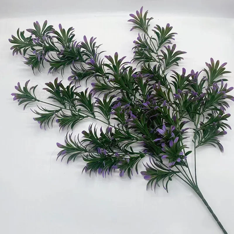 22in Large Artificial Hanging Plants Fake Ferns Leaves Plastic Begonia Plants For Home Room Garden Wedding Garland Decoration