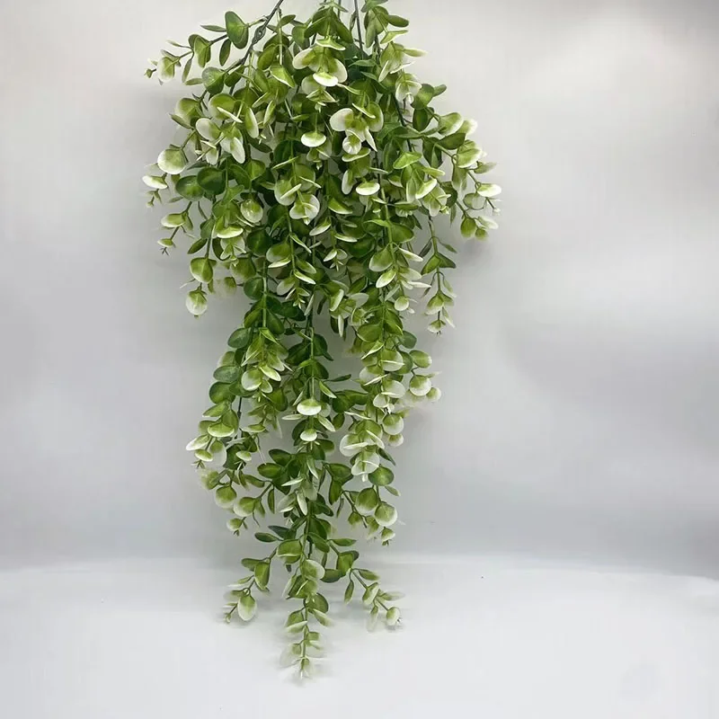 22in Large Artificial Hanging Plants Fake Ferns Leaves Plastic Begonia Plants For Home Room Garden Wedding Garland Decoration