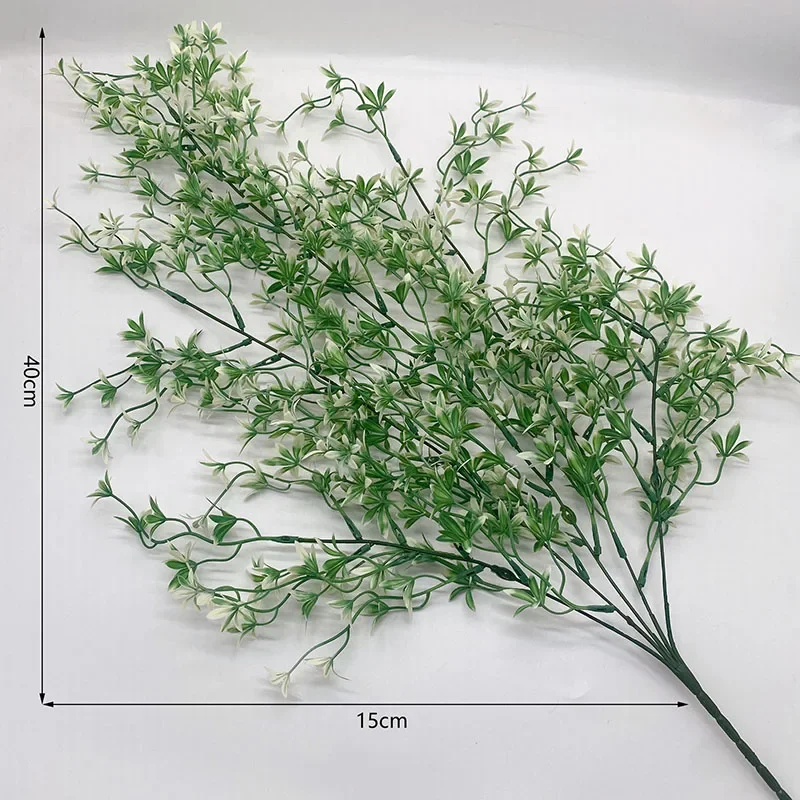 22in Large Artificial Hanging Plants Fake Ferns Leaves Plastic Begonia Plants For Home Room Garden Wedding Garland Decoration