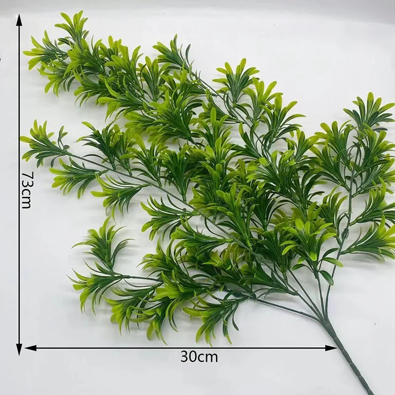22in Large Artificial Hanging Plants Fake Ferns Leaves Plastic Begonia Plants For Home Room Garden Wedding Garland Decoration