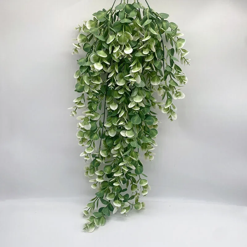 22in Large Artificial Hanging Plants Fake Ferns Leaves Plastic Begonia Plants For Home Room Garden Wedding Garland Decoration