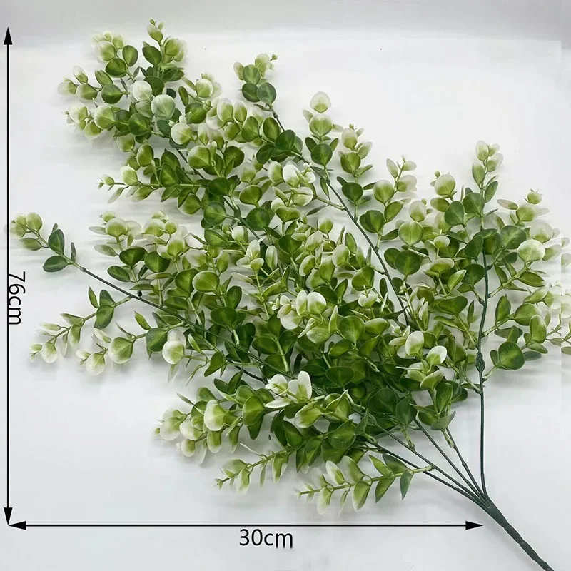 22in Large Artificial Hanging Plants Fake Ferns Leaves Plastic Begonia Plants For Home Room Garden Wedding Garland Decoration
