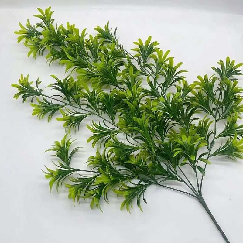 22in Large Artificial Hanging Plants Fake Ferns Leaves Plastic Begonia Plants For Home Room Garden Wedding Garland Decoration