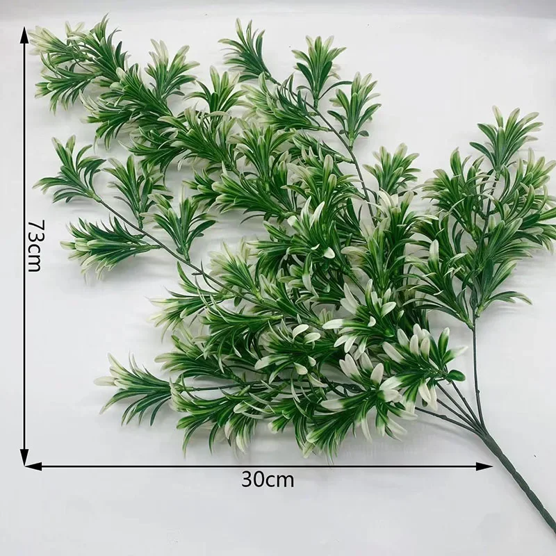 22in Large Artificial Hanging Plants Fake Ferns Leaves Plastic Begonia Plants For Home Room Garden Wedding Garland Decoration
