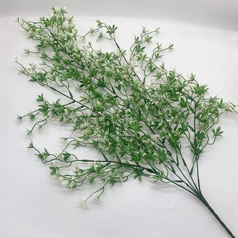 22in Large Artificial Hanging Plants Fake Ferns Leaves Plastic Begonia Plants For Home Room Garden Wedding Garland Decoration
