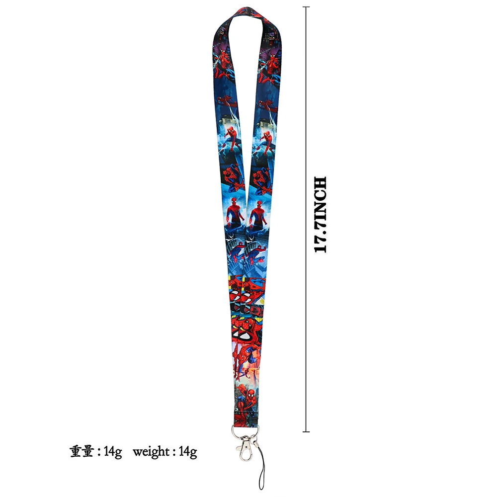 Ransitute R2643 Anime Lanyard Card ID Holder Car KeyChain ID Card Gym Phone Badge Kids Key Ring Holder Jewelry