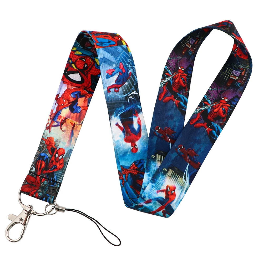 Ransitute R2643 Anime Lanyard Card ID Holder Car KeyChain ID Card Gym Phone Badge Kids Key Ring Holder Jewelry