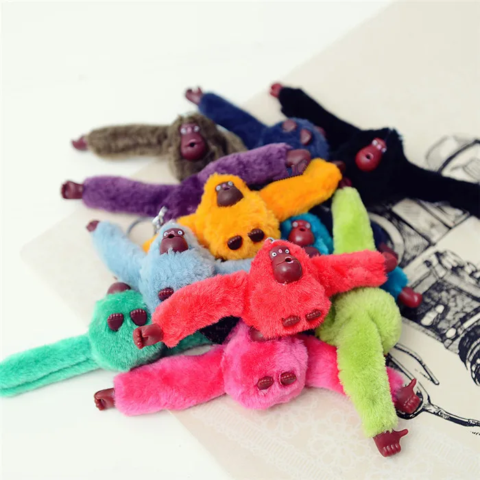 Cute Tiny Plush Faux Rabbit Fur Owl Women Girls Mini Animal Keychain On Bag Car Trinket Jewelry Party Toy Gift