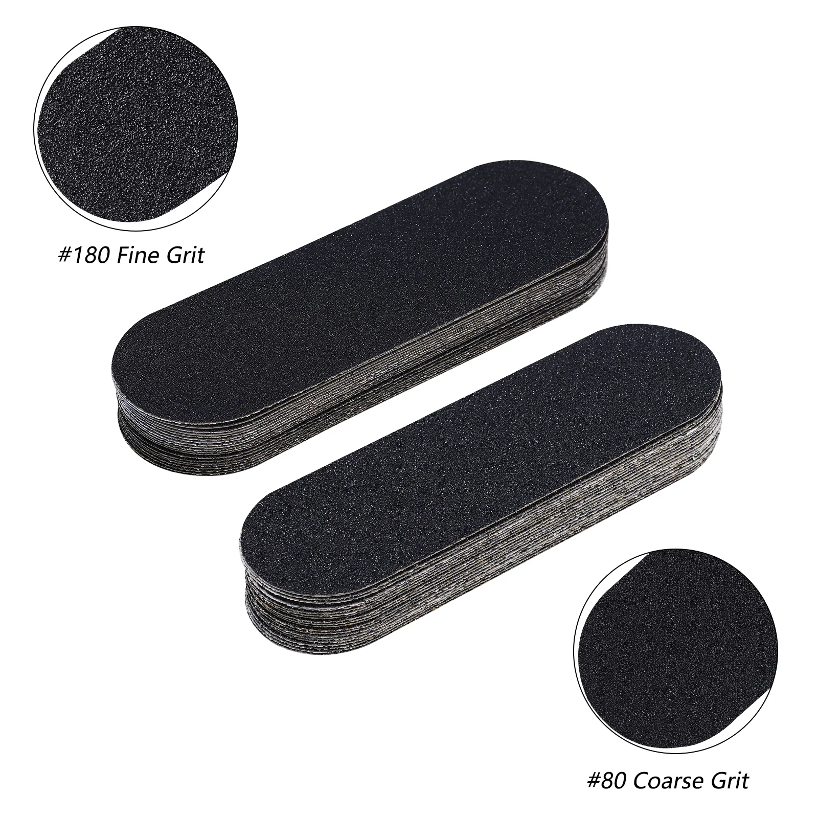 20PCS Pedicure File Refill Pads Callus Remover Foot Files Pedi File Replacement for Reusable Stainless Steel Foot Rasp Handle