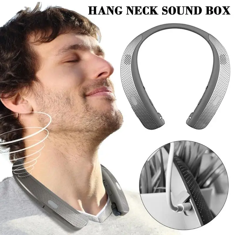 New HBS-W120 Bluetooth Headphones Lightweight Stereo Neckband Wireless Headset With Speaker for Sports Exercise Game Call