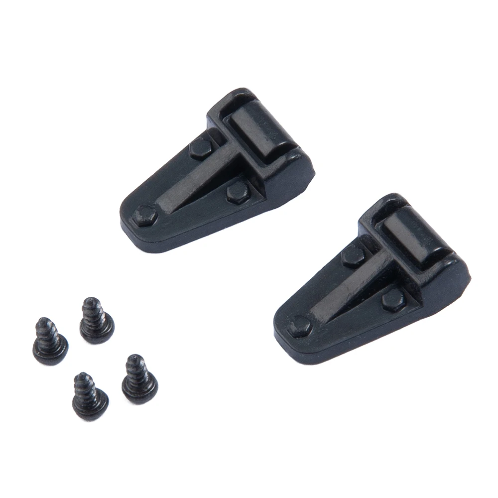 AXSPEED ABS Plastic Black Car Door Hinges & Door Handles & Engine Cover Hinge for TRX-4 TRX4 Defender 1/10 RC Crawler Car Parts