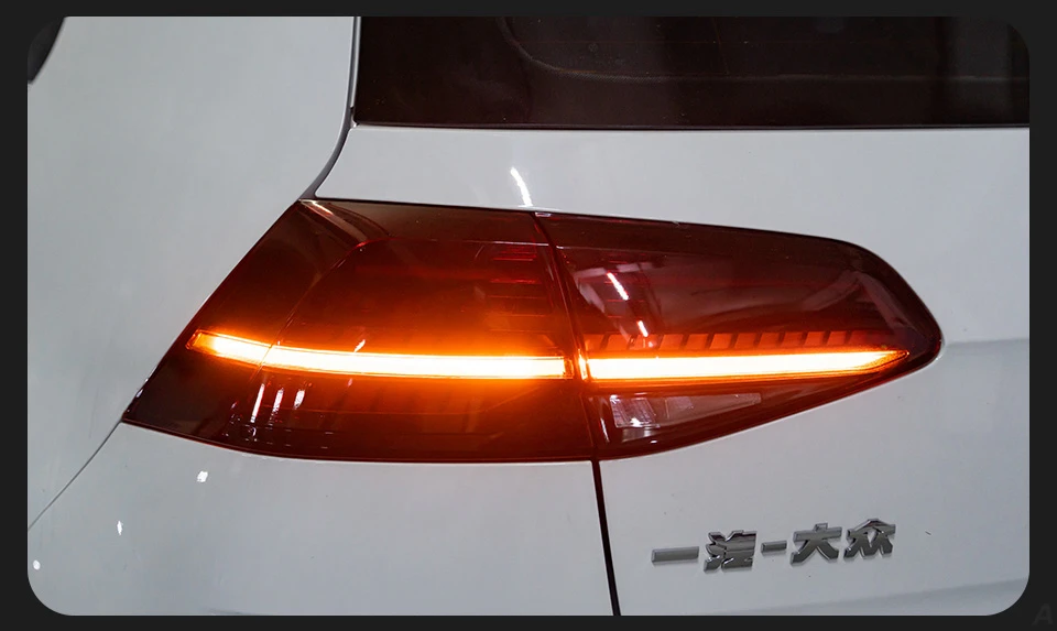 AKD Car Styling LED Tail Lamp for Volkswagen Golf 7 Hatchback Tail Light 2013-2020 Golf 7.5 MK7 Vii Rear Stop DRL Animation Brake Auto Accessories