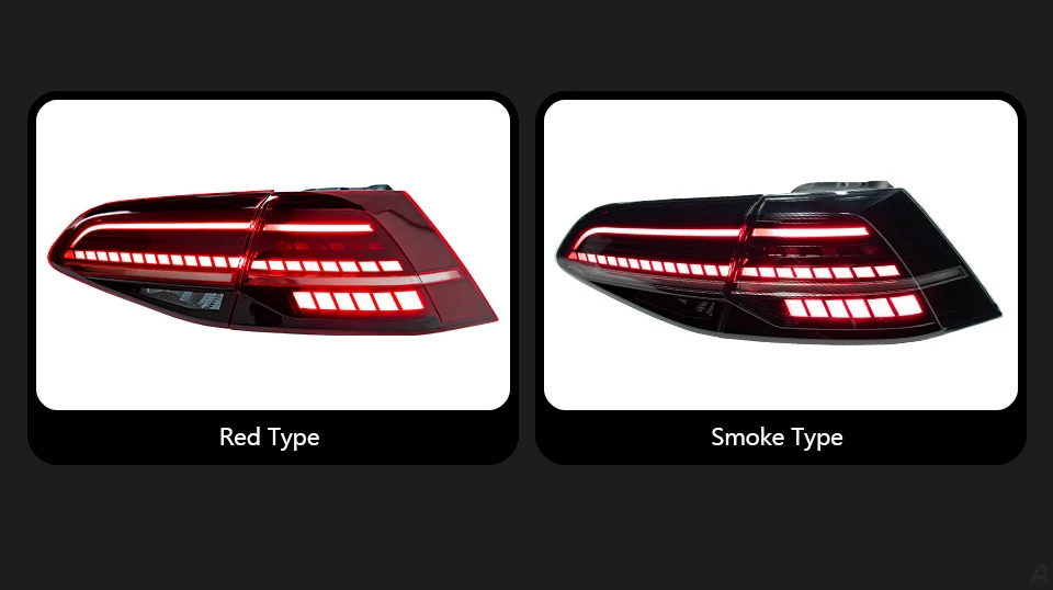 AKD Car Styling LED Tail Lamp for Volkswagen Golf 7 Hatchback Tail Light 2013-2020 Golf 7.5 MK7 Vii Rear Stop DRL Animation Brake Auto Accessories