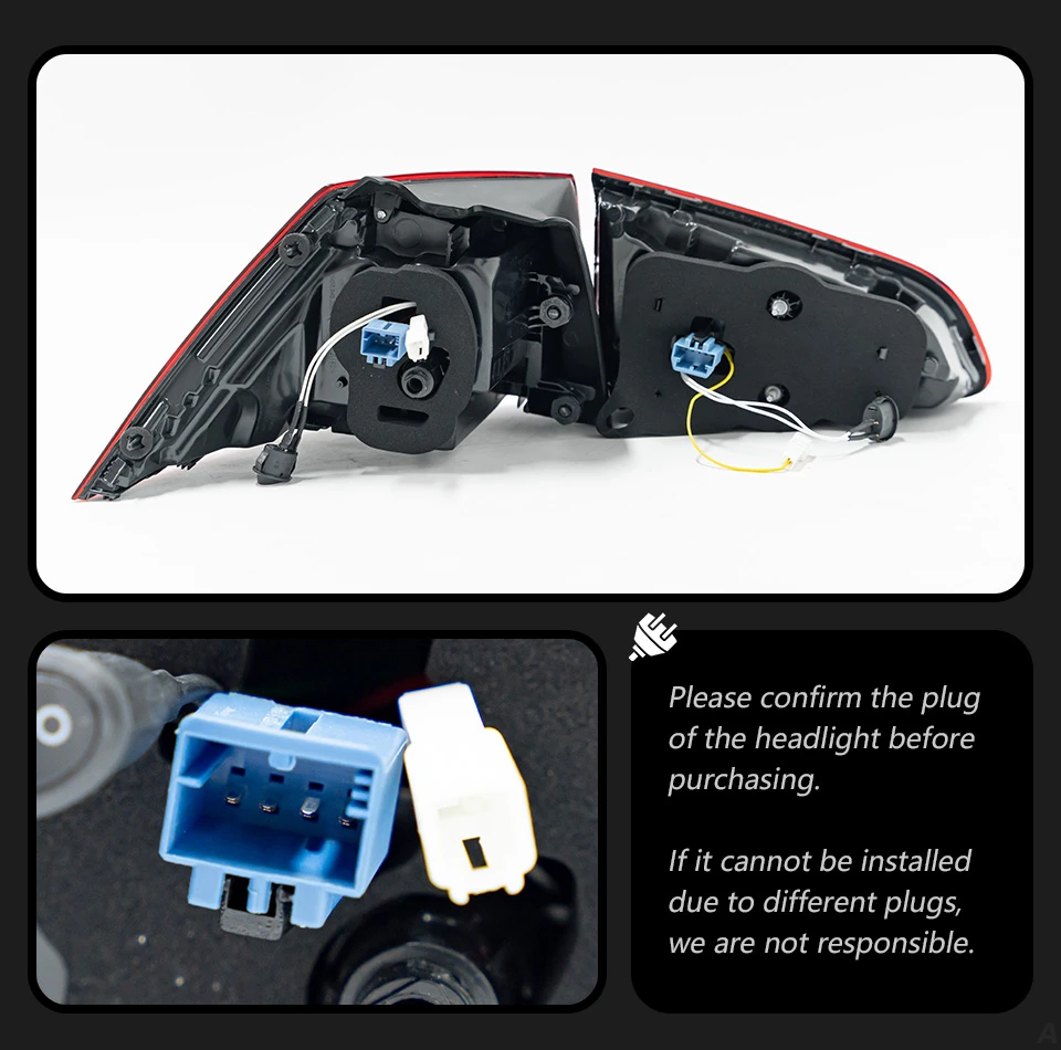AKD Car Styling LED Tail Lamp for Volkswagen Golf 7 Hatchback Tail Light 2013-2020 Golf 7.5 MK7 Vii Rear Stop DRL Animation Brake Auto Accessories