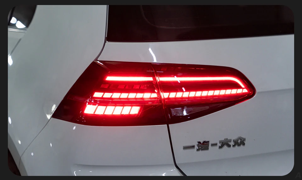 AKD Car Styling LED Tail Lamp for Volkswagen Golf 7 Hatchback Tail Light 2013-2020 Golf 7.5 MK7 Vii Rear Stop DRL Animation Brake Auto Accessories
