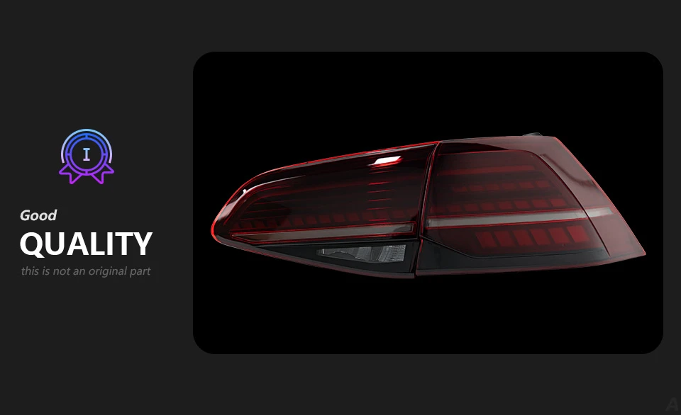 AKD Car Styling LED Tail Lamp for Volkswagen Golf 7 Hatchback Tail Light 2013-2020 Golf 7.5 MK7 Vii Rear Stop DRL Animation Brake Auto Accessories