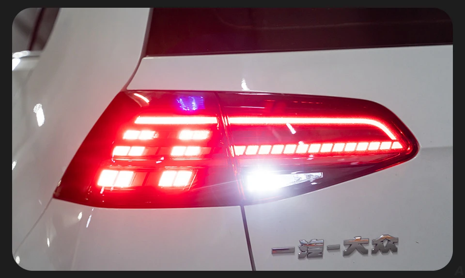 AKD Car Styling LED Tail Lamp for Volkswagen Golf 7 Hatchback Tail Light 2013-2020 Golf 7.5 MK7 Vii Rear Stop DRL Animation Brake Auto Accessories
