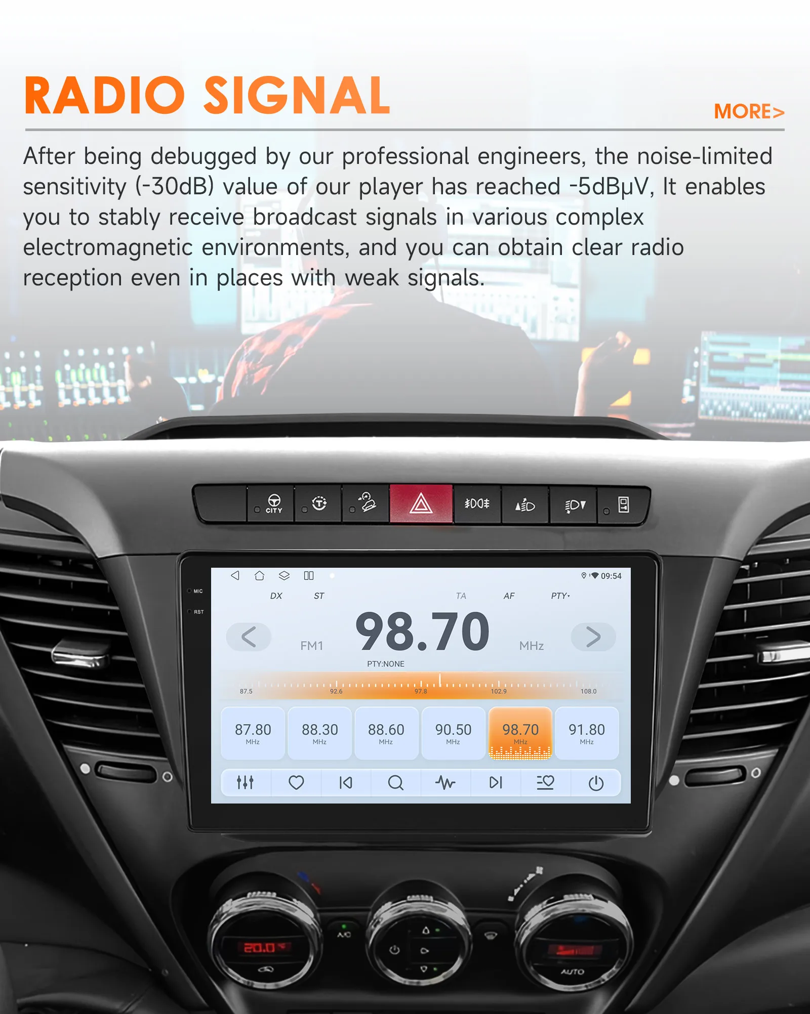Hizpo 9" Android Auto Radio For Iveco Daily 2013 2014 2015 2016 2017 2018 2019 2020 2021 Carplay Car Multimedia Player GPS 2din