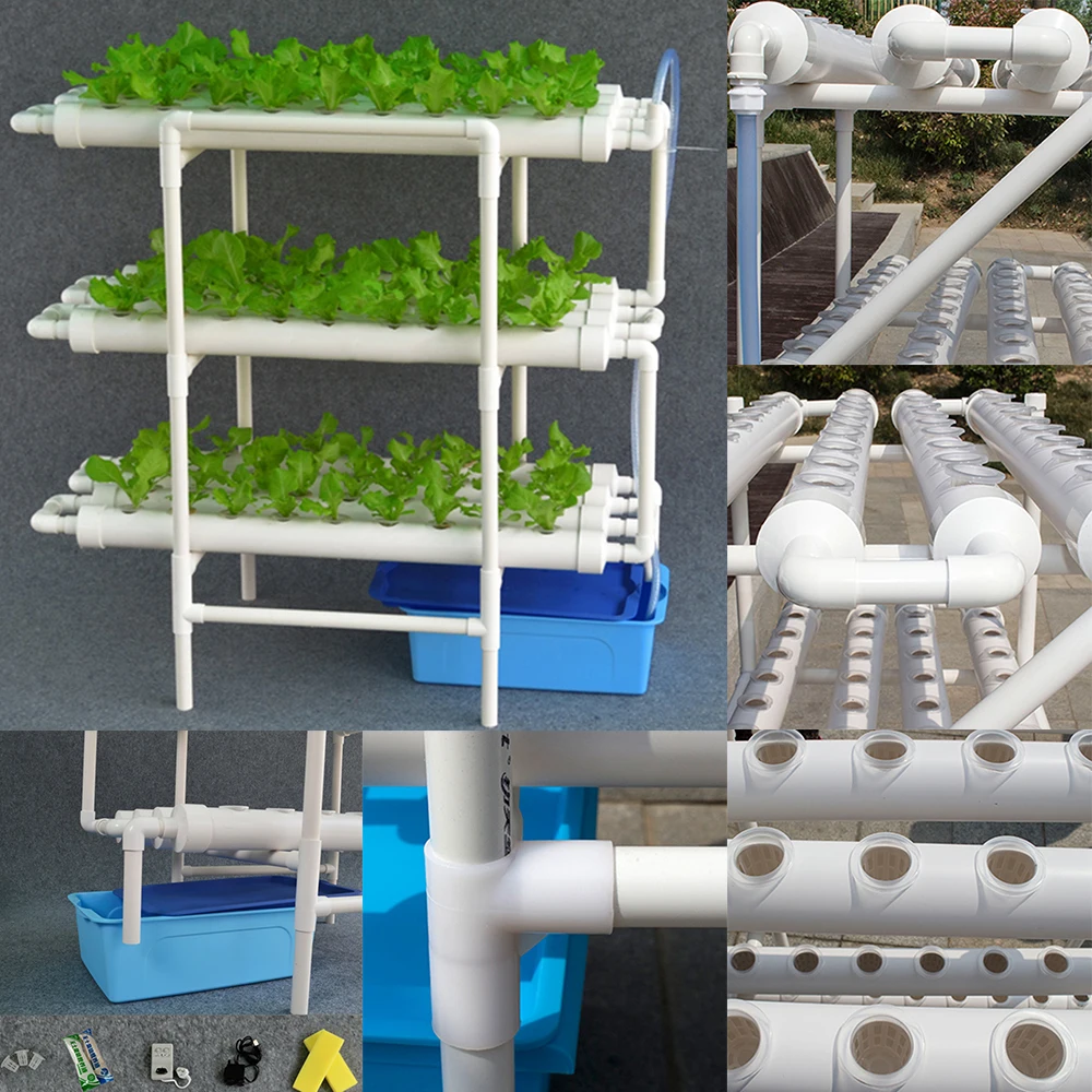Food-grade hydroponic grow kit soilless cultivation 108 planting points for garden Vegetable Tool