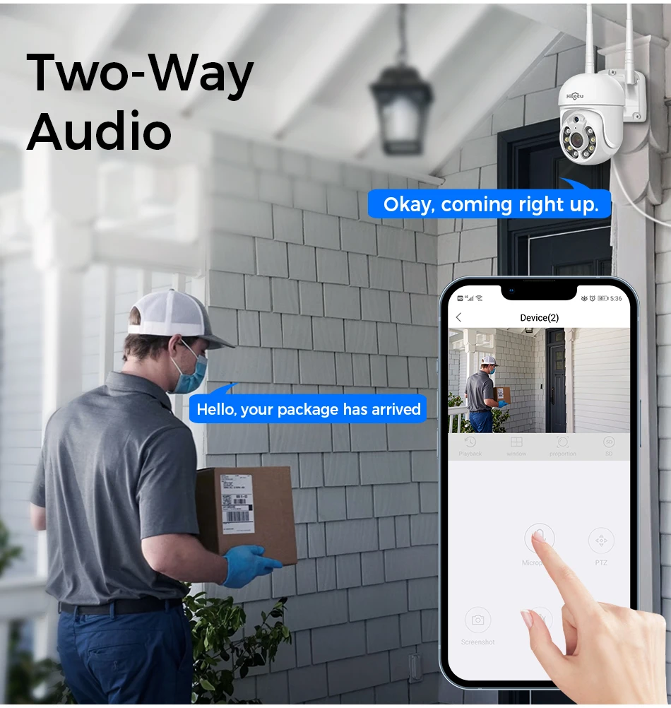 Hiseeu 3/5MP 10.1" Monitor 10CH NVR CCTV IP Camera Surveillance System Set Night Vision P2P Wireless Security PTZ Cameras Kit ﻿