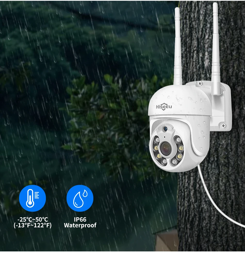 Hiseeu 3/5MP 10.1" Monitor 10CH NVR CCTV IP Camera Surveillance System Set Night Vision P2P Wireless Security PTZ Cameras Kit ﻿