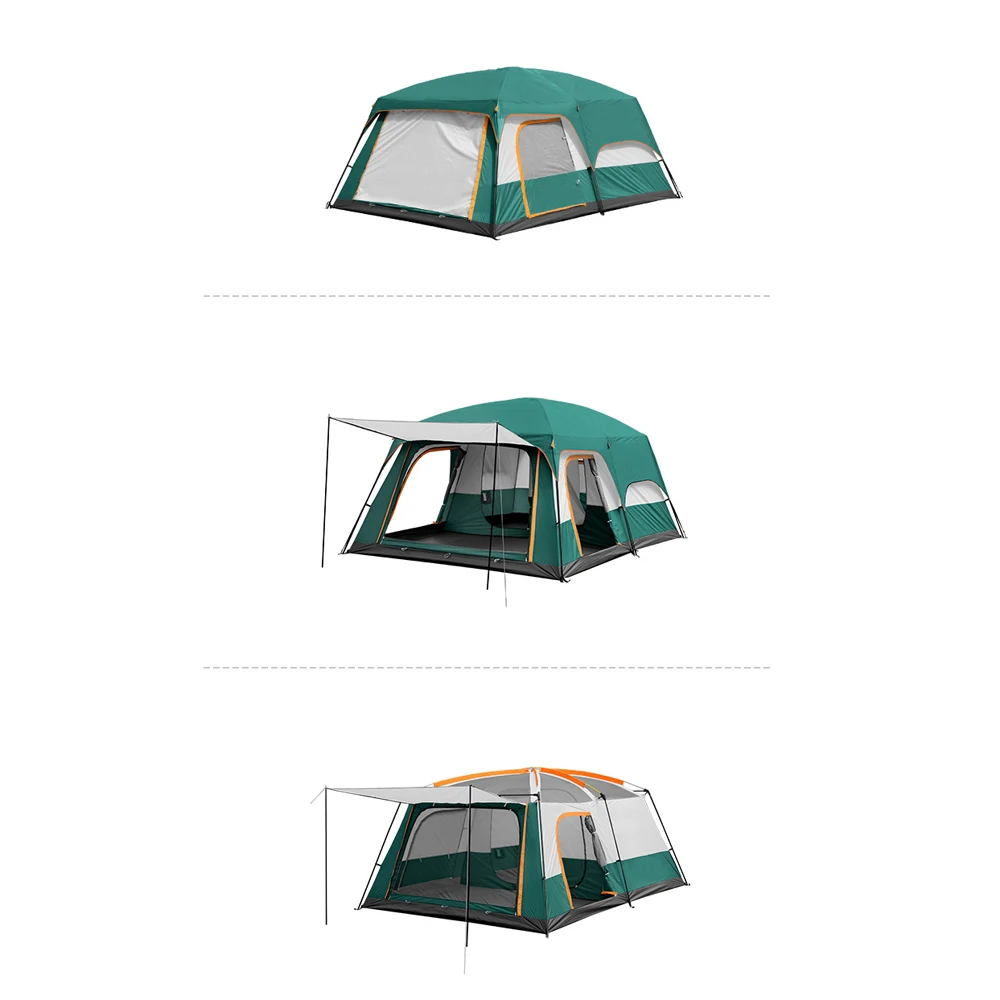 Outdoor Travel Camping Tent Waterproof Tent Portable Rainproof Sunshine-proof Tent Fishing Hiking Sunshine Shelter