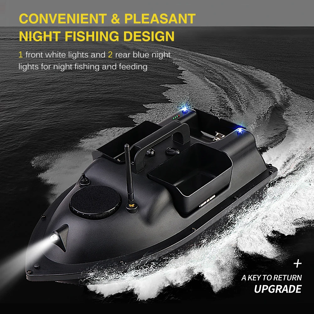 Intelligent Remote Control RC Boat Bait Positioning Point GPS Fixed Speed Cruising 5200mAh/12000mAh with Automatic Return