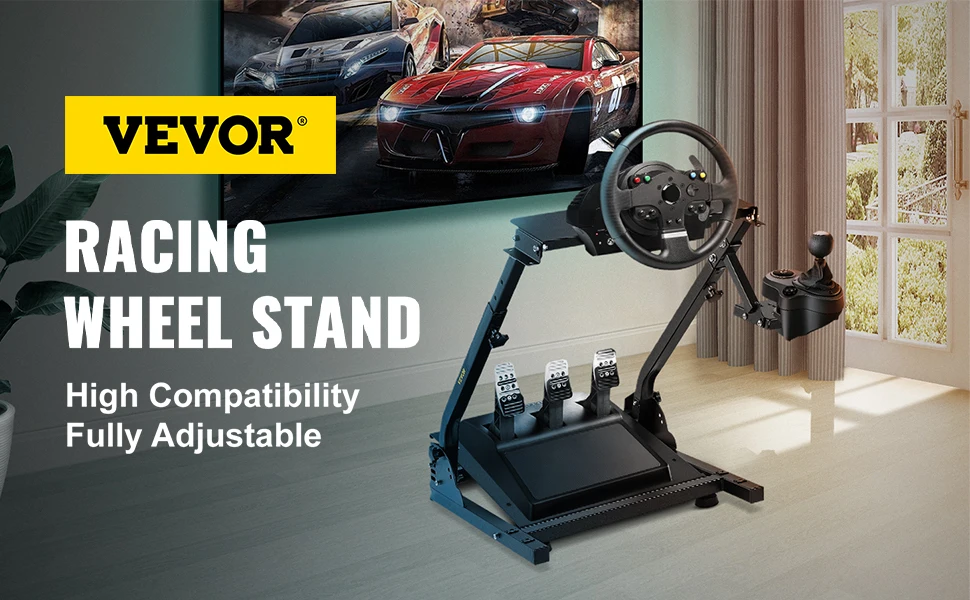 VEVOR Wheel Stand Gaming G27 G29 PS4 G920 T300R Racing Simulator Steering Wheel Support Xbox PS Play Station